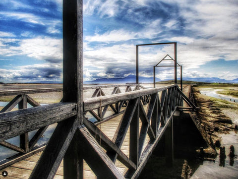 Old Victorian walkway in Mulranny