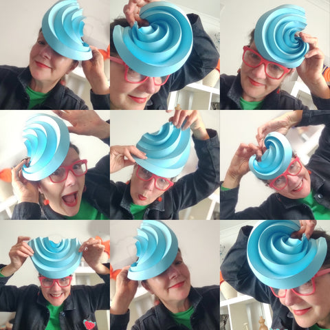 Lina Stein online Live lesson Curved millinery folding