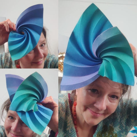 Lina Stein online Live lesson Curved millinery folding