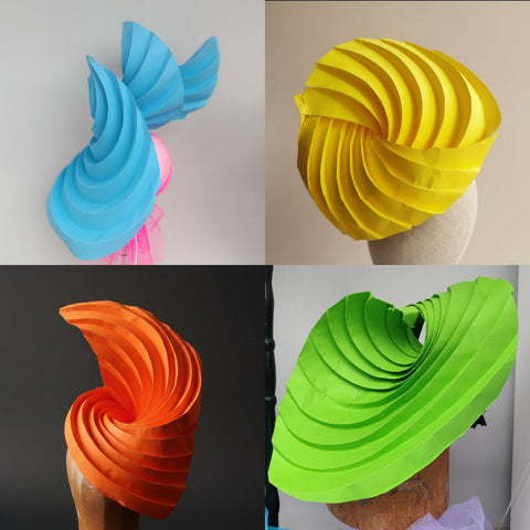 Online & Live Session | Curved Origami Folds in Millinery