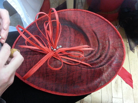 Lina Stein Sinamay hat workshop
