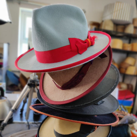 Lina Stein millinery Ireland Open crown fedora workshops