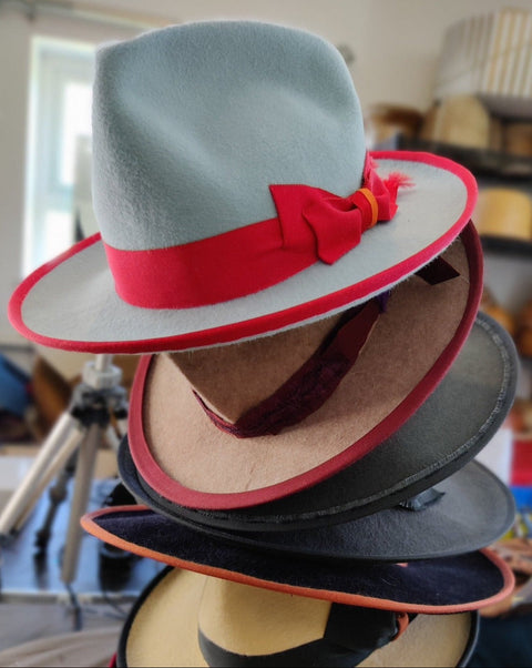 Lina Stein millinery Ireland Open crown fedora workshops