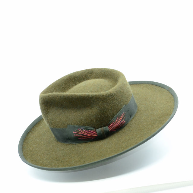 Lina Stein fedora hat Peninsula green Mr Stein