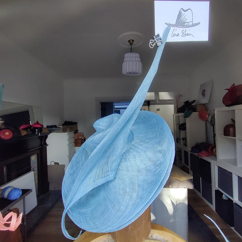 INTRODUCTION TO MILLINERY | Swirled Sinamay Fascinator for beginners