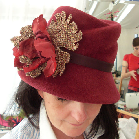 LinaStein Millinery workshops Ireland Felt hat making