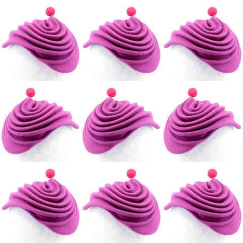 Lina Stein millinery workshops Swirled felt percher