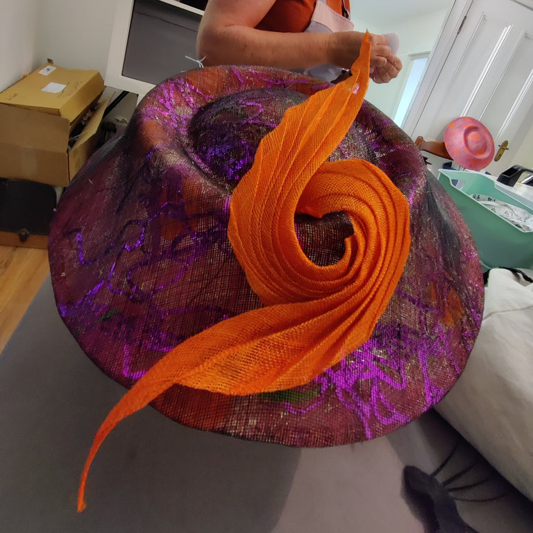 Lina Stein Millinery Side Sweep Saucer hats workshops