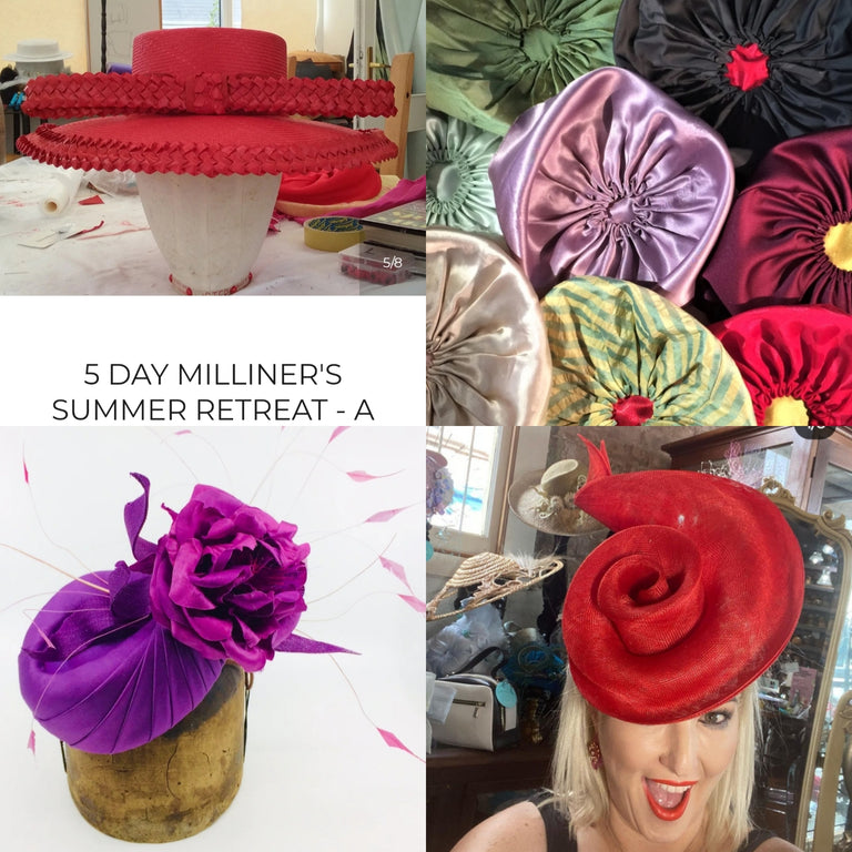 SPRING 2025 MILLINER'S RETREAT - An Immersion in Contemporary Hat making for all levels