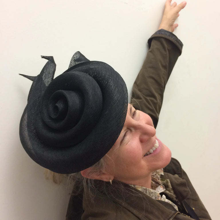 Lina Stein Millinery workshops Swirled Sinamay