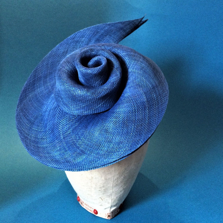 Lina Stein millinery workshops online and live Swirled Sinamay