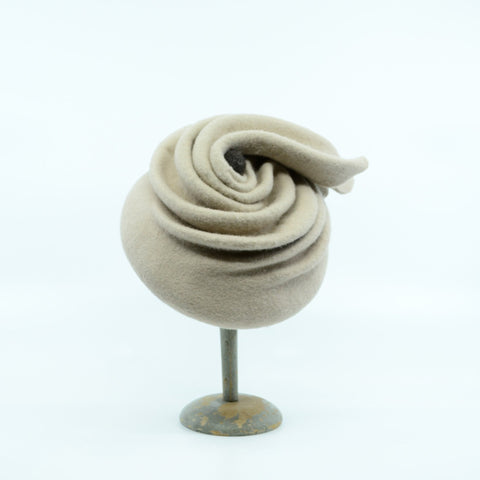 Lina Stein millinery workshops Swirled felt percher